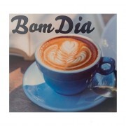 QUADRO BOM DIA 20X20CM # QQ1008