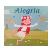 QUADRO ALEGRIA 20X20CM # QQ1008
