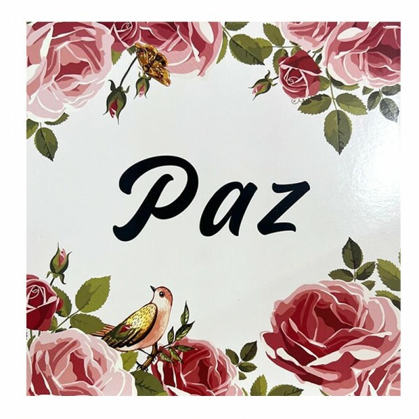 QUADRO PAZ 20X20CM # QQ1011