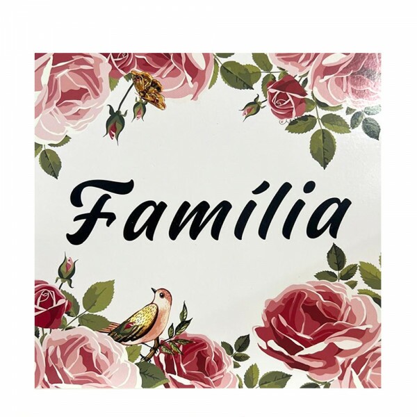 QUADRO FAMILIA 20X20CM # QQ1011