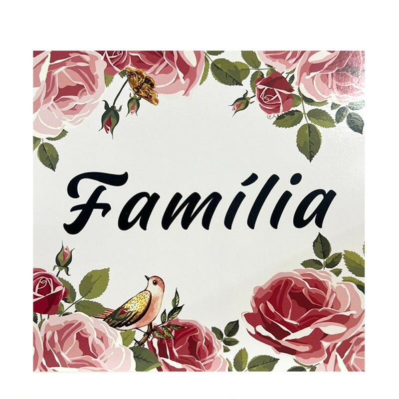 QUADRO FAMILIA 20X20CM # QQ1011