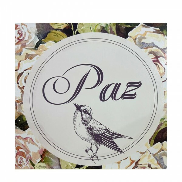 QUADRO PAZ 20X20CM # QQ1011