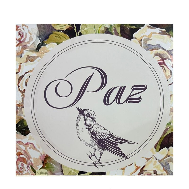 QUADRO PAZ 20X20CM # QQ1011