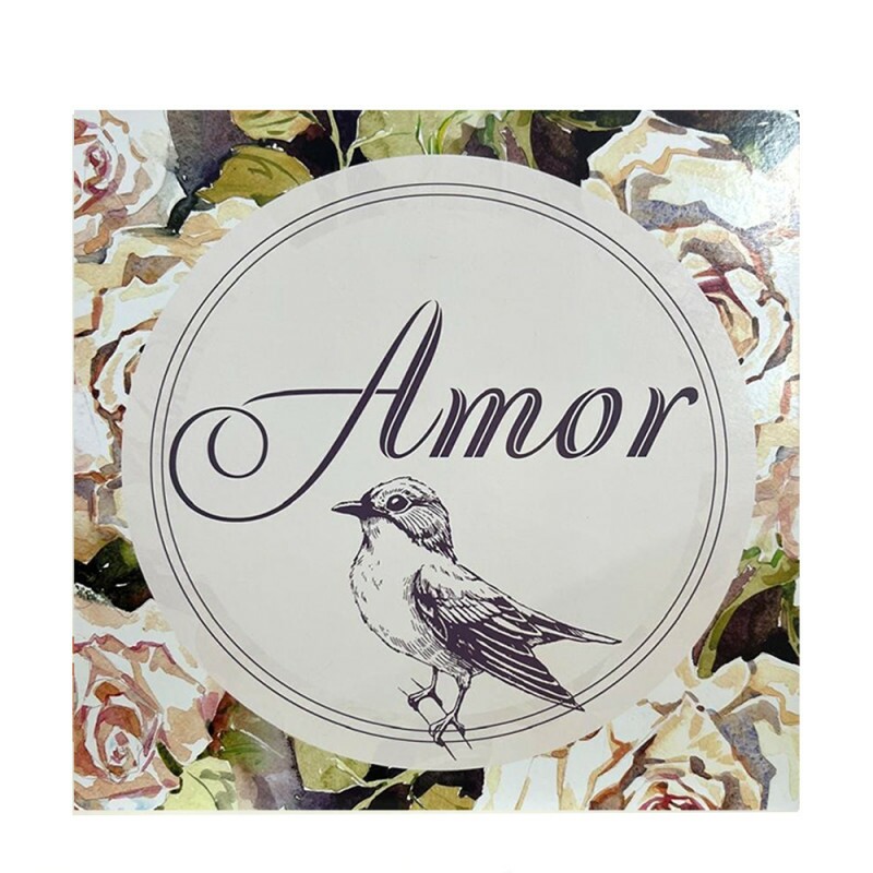 QUADRO AMOR 20X20CM # QQ1011