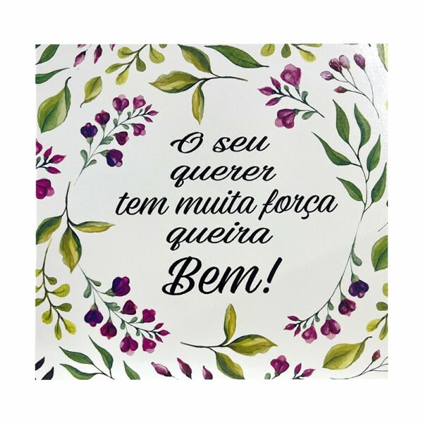 QUADRO O SEU QUERER 20X20CM # QQ1010