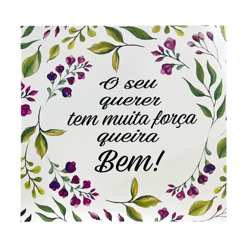 QUADRO O SEU QUERER 20X20CM # QQ1010