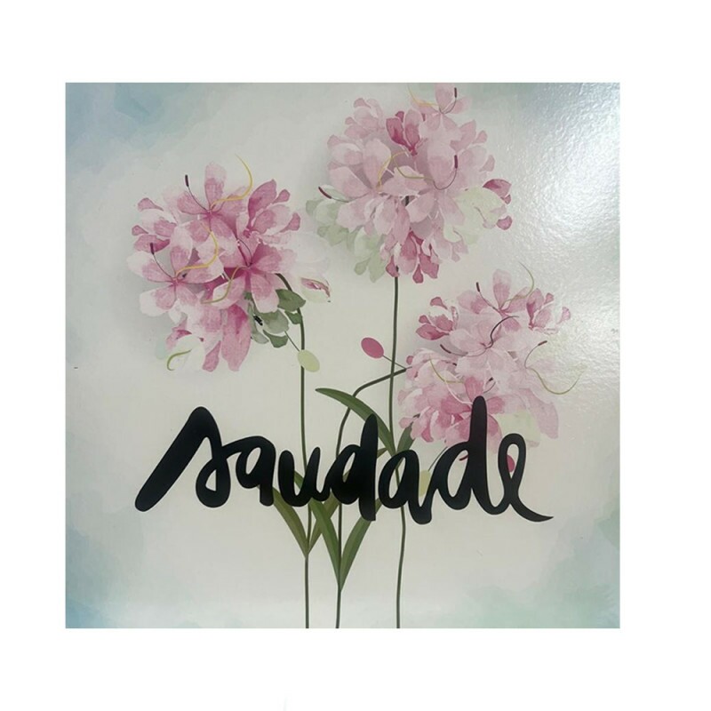 QUADRO SAUDADE 20X20CM # QQ1006
