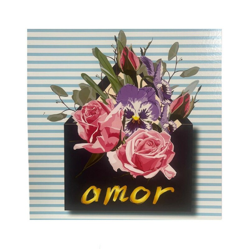 QUADRO AMOR 20X20CM # QQ1006