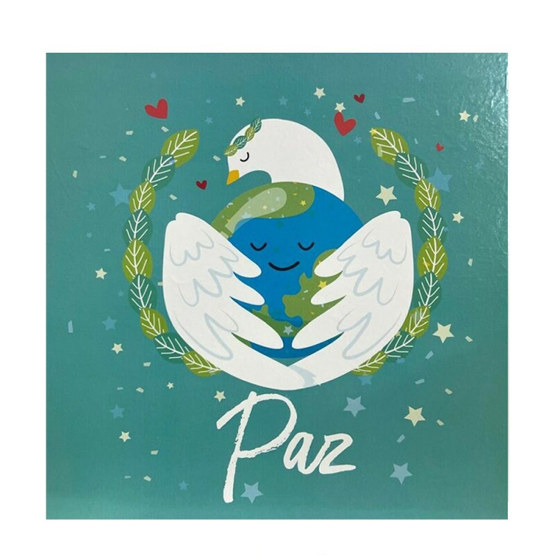 QUADRO PAZ 20X20CM # QQ1006