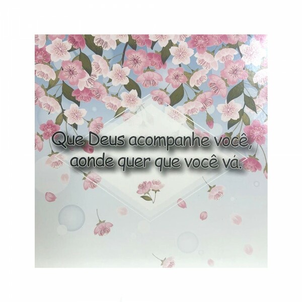 QUADRO QUE DEUS ACOMPANHE VOCE 20X20CM # QQ1006