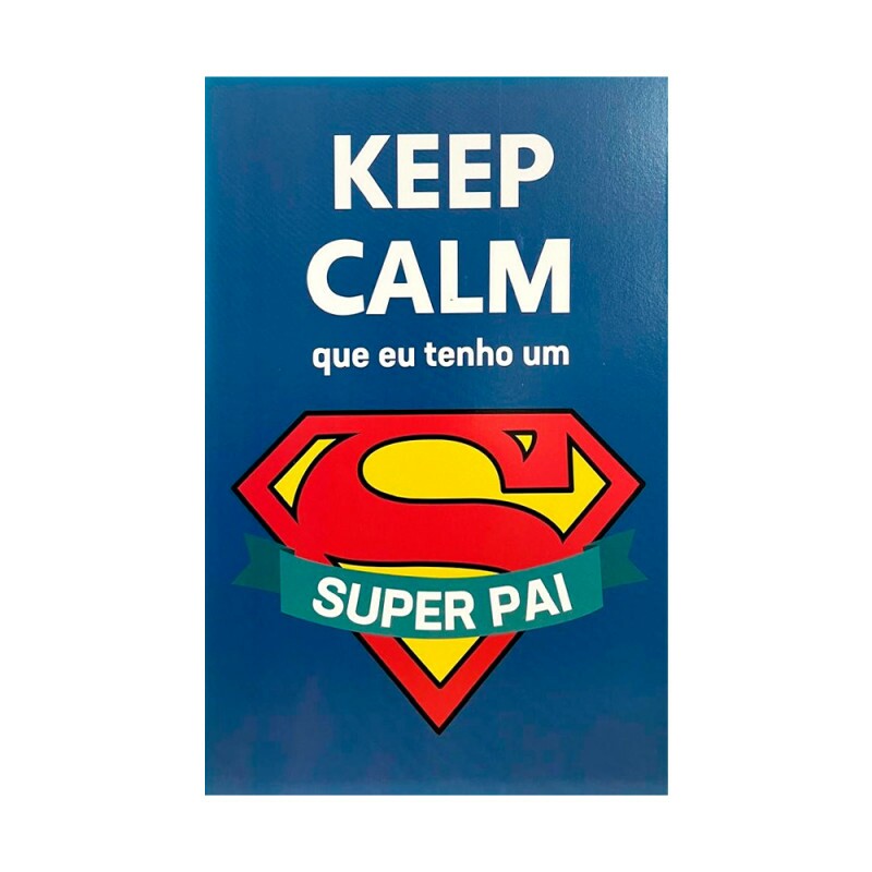 QUADRO KEEP CALM QUE EU TENHO 20X30CM # QQ2002