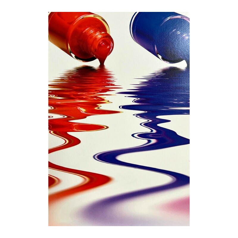 QUADRO ESMALTES DERRAMADO 20X30CM # QQ2004