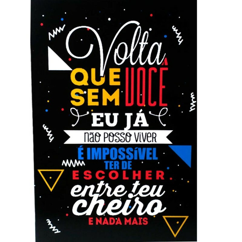 QUADRO VOLTA QUE SEM VOCE 20X30CM # QQ2020