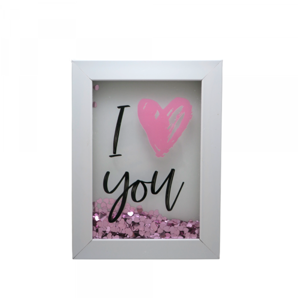 QUADRO YOU & ME  BRANCO 20X15CM # SXDD-4888