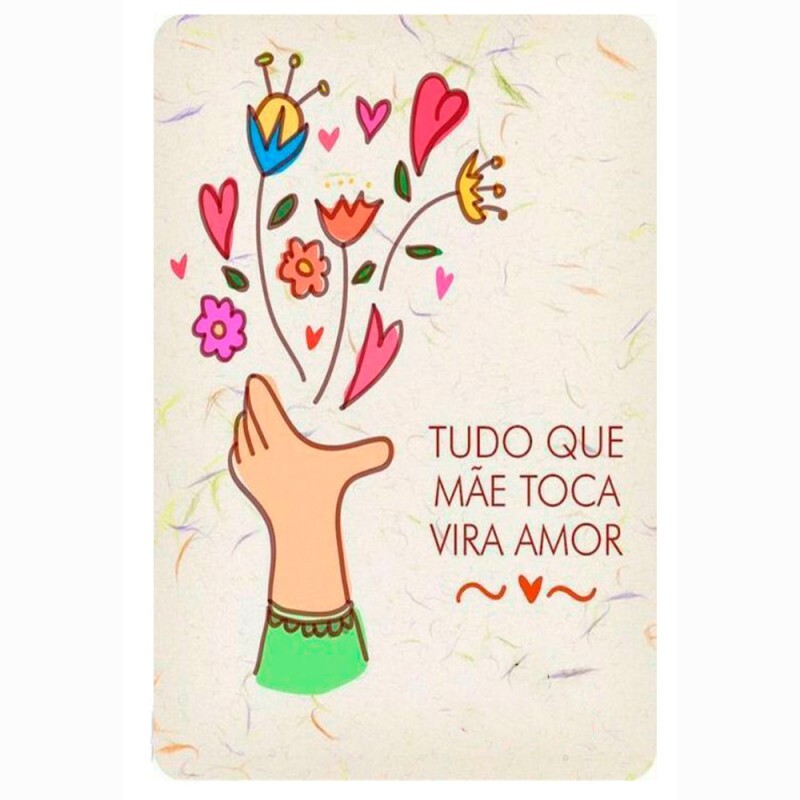 QUADRO METAL MAE AMOR 30X40CM # 3041