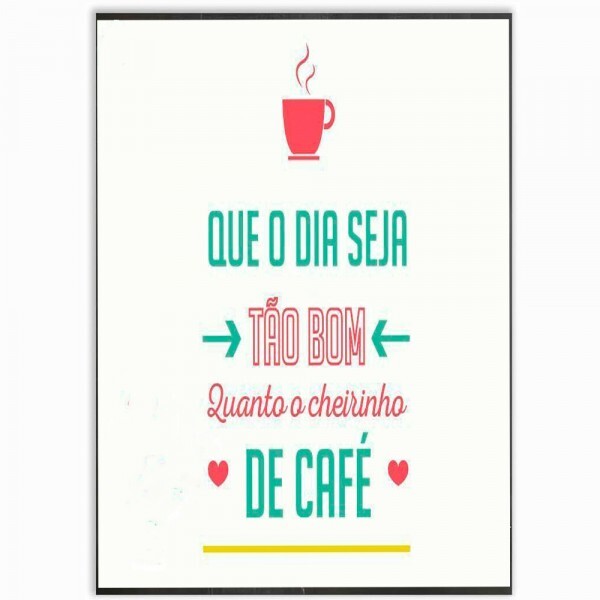 QUADRO METAL CAFE 30X40CM # 3041