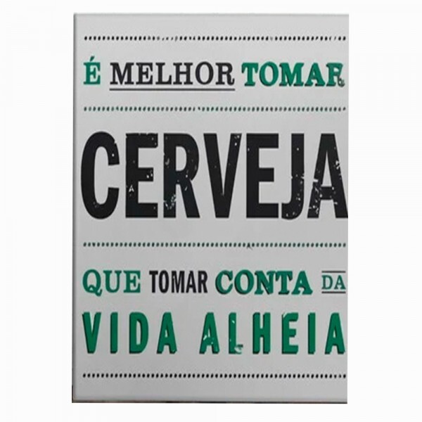 QUADRO METAL CERVEJA 30X40CM # 3041