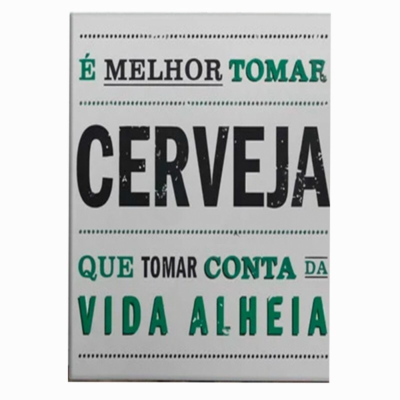 QUADRO METAL CERVEJA 30X40CM # 3041