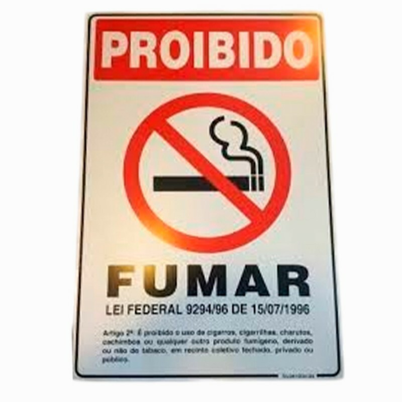 QUADRO METAL PROIBIDO 30X40CM # 3041