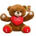 URSO COM CORACAO VOCE SABIA 30X28CM # FG9077