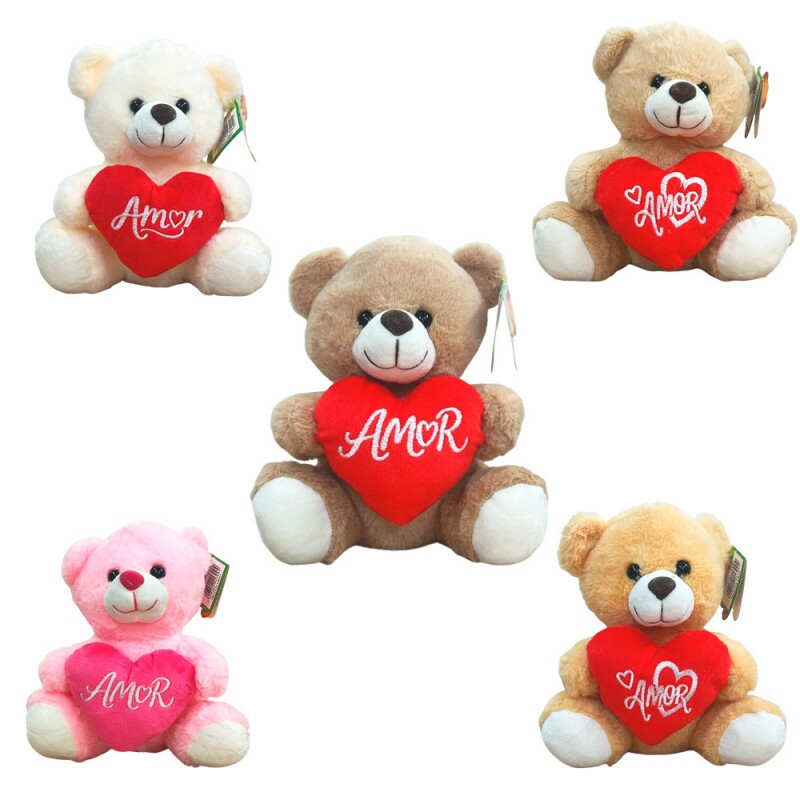 URSO C/CORACAO AMOR 22CM # FE7580