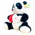 URSO PANDA C/CORACAO E PLACA 40CM # F1837