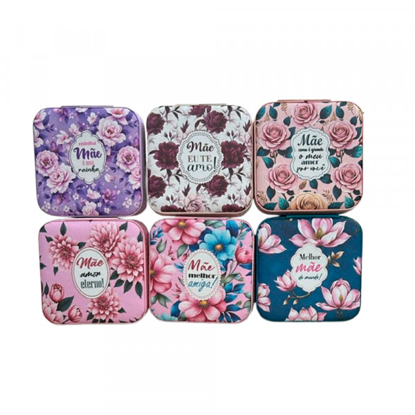 PORTA JOIA MAE FRASES 10X5CM # HS83644