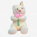 URSO SENTADO C/FLOR 65CM # L-1327...