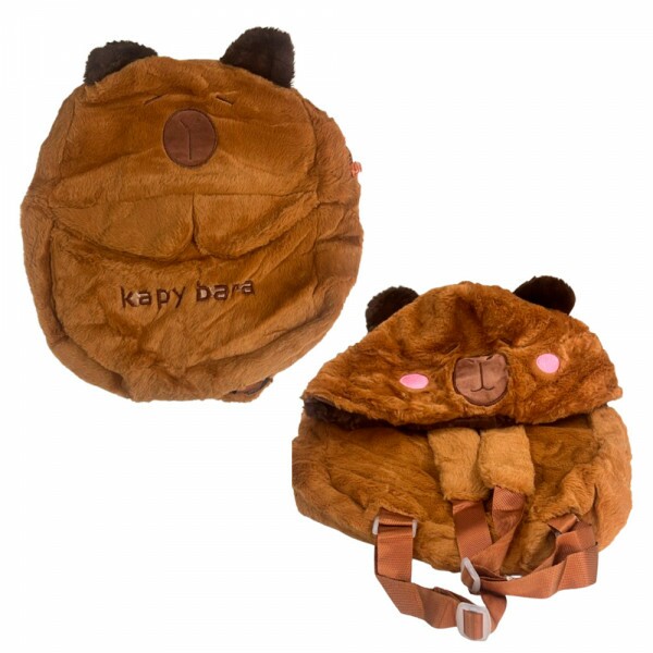 MOCHILA CAPIVARA C/TOUCA 34CM # L-1769