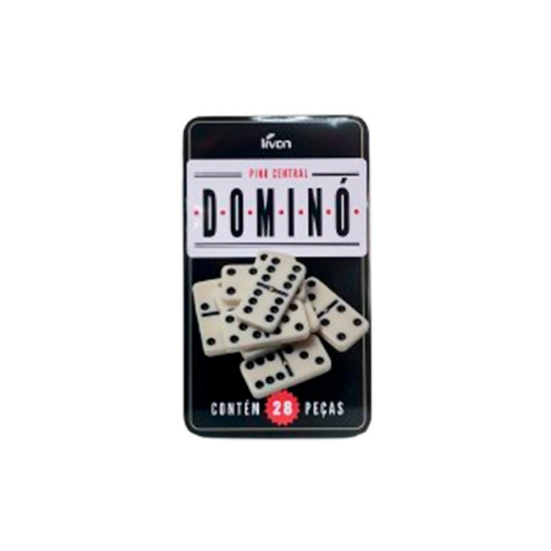 DOMINO NA LATA C/28PÇS # 7577
