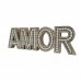 PLACA AMOR LUXO 26.5X8.5X2CM # 7614