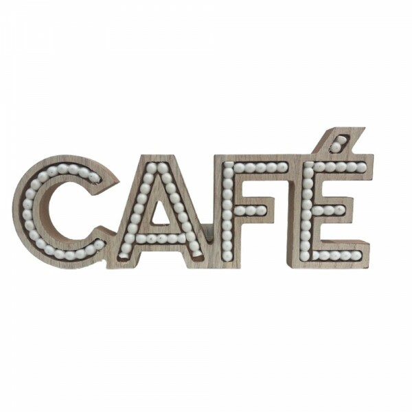 PLACA CAFE LUXO 26.5X8.5X2CM # 7616 PLACA CAFE LUXO 26.5X8.5X2CM # 7616
