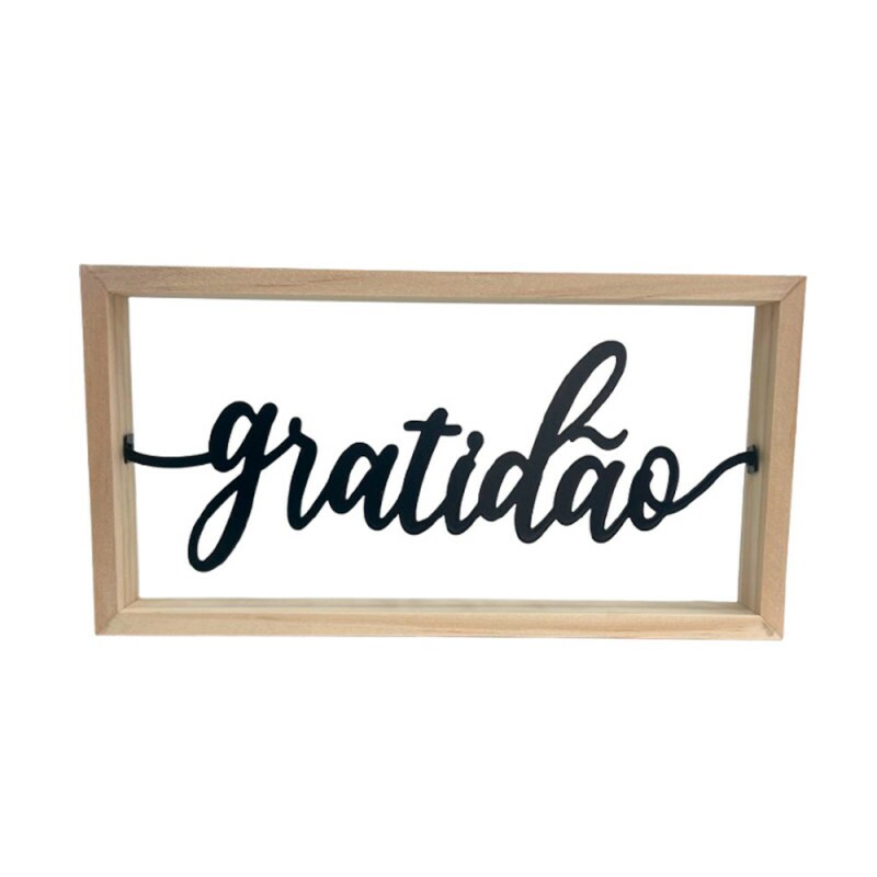 PLACA GRATIDAO 25X13.5X3CM  # 7608