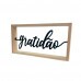 PLACA GRATIDAO 25X13.5X3CM  # 7608