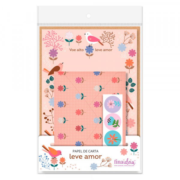 PAPEL DE CARTA PASSAROS # 1733