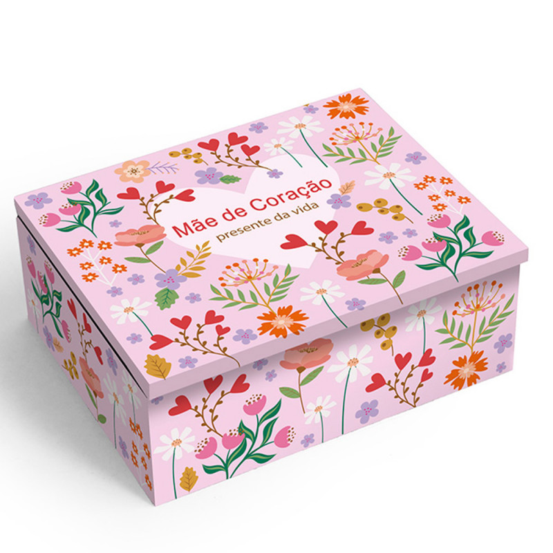 PORTA JOIAS MAE DE CORACAO 14X11.5X5.5CM # 4055