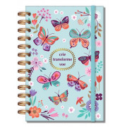 PLANNER PERMANENTE BORBOLETAS 105 FOLHAS # 6829 