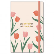 CADERNETA TULIPAS SEM PAUTAS 80 FOLHAS # 7918