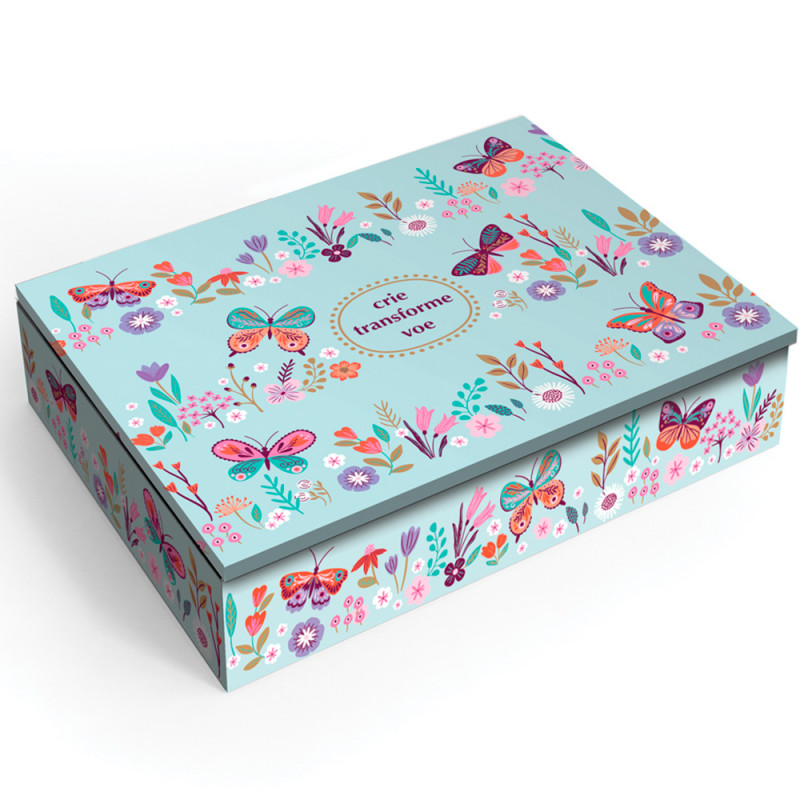 PORTA JOIAS BORBOLETAS 19X14.5X5.5CM # 4173