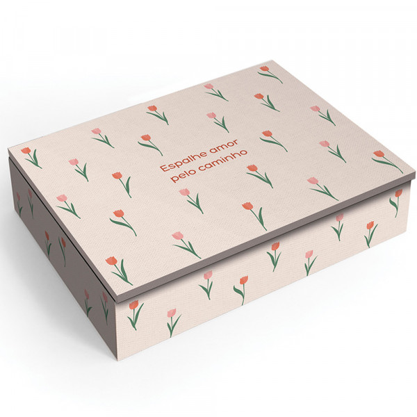 PORTA JOIAS ESPALHE AMOR 19X14.5X5.5CM # 4176