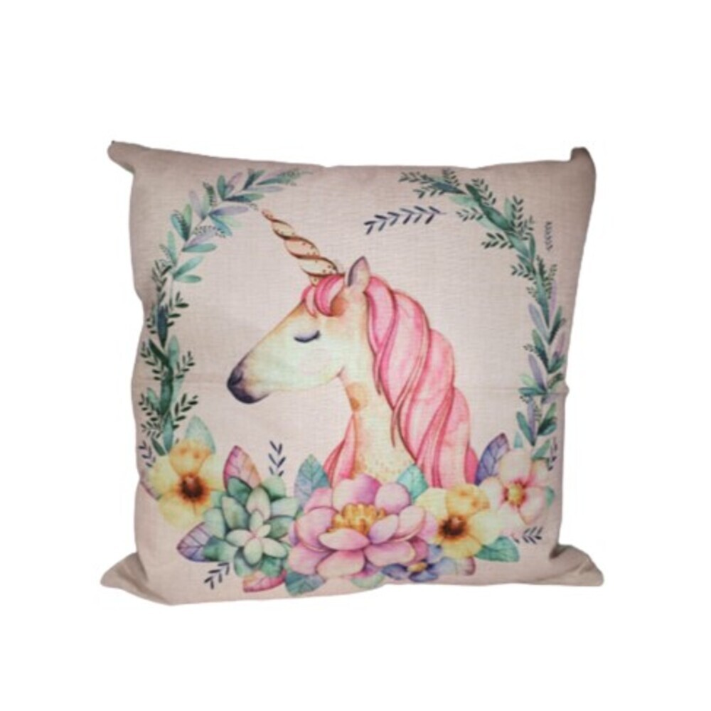 Capa Almofada Unicórnio Unicorn Cute Kawaii Tumblr