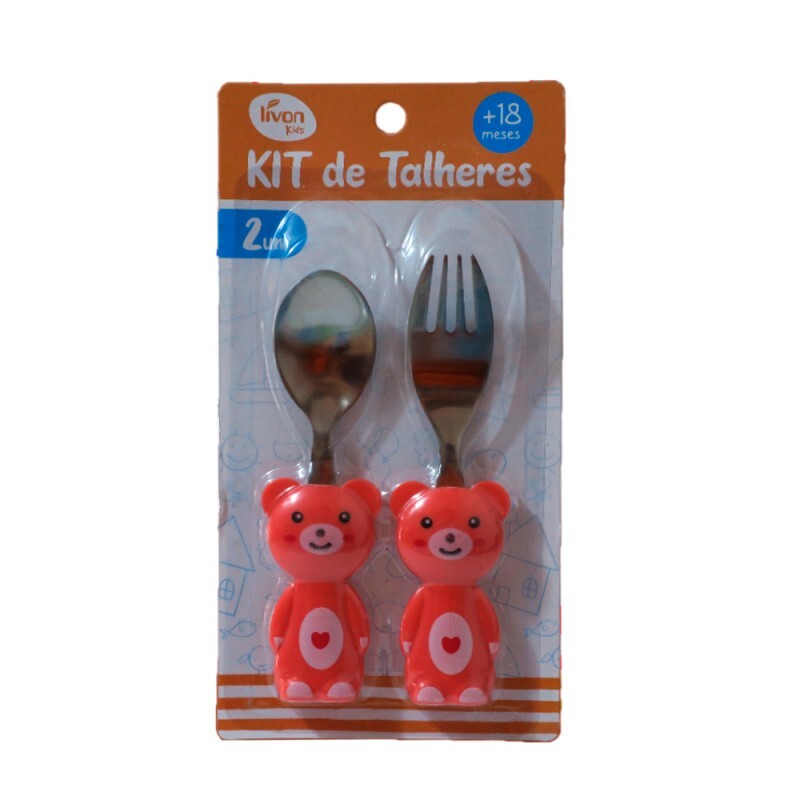 KIT TALHER URSO VERMELHO C/2 PCS # 4344