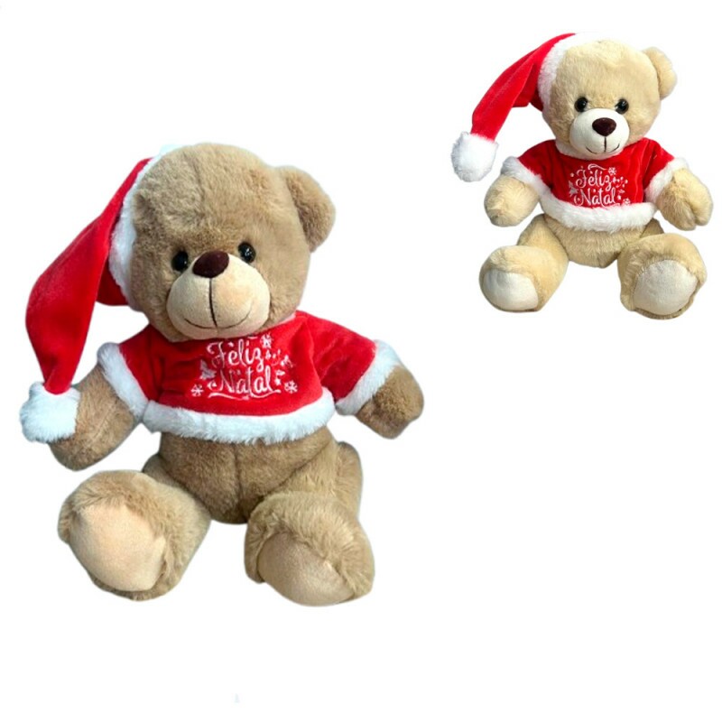 URSO NATALINO 25CM # NAT0329