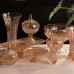 VASO CRISTAL LYZ AMBER 6X15CM # 28031