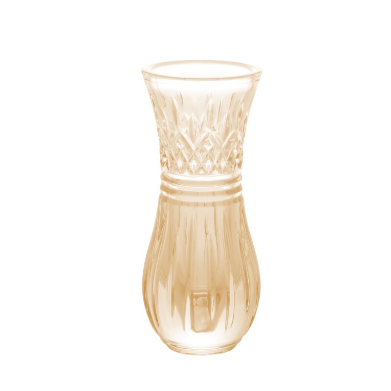 VASO CRISTAL LYZ AMBER 6X15CM # 28031