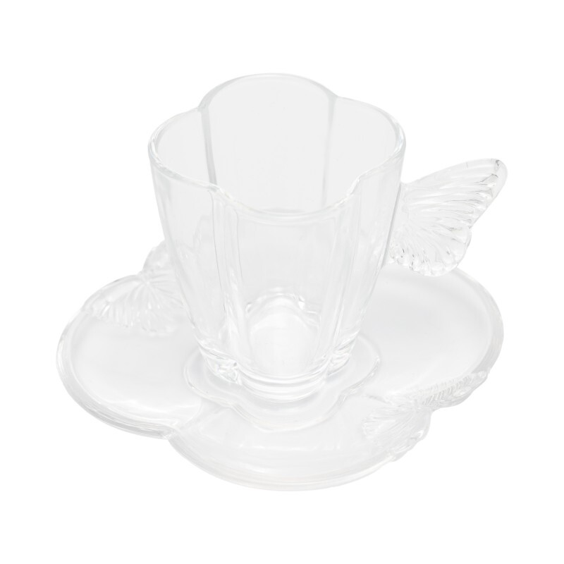 JG XICARA CAFE BUTTERFLY C/4PCS 80ML # 29271