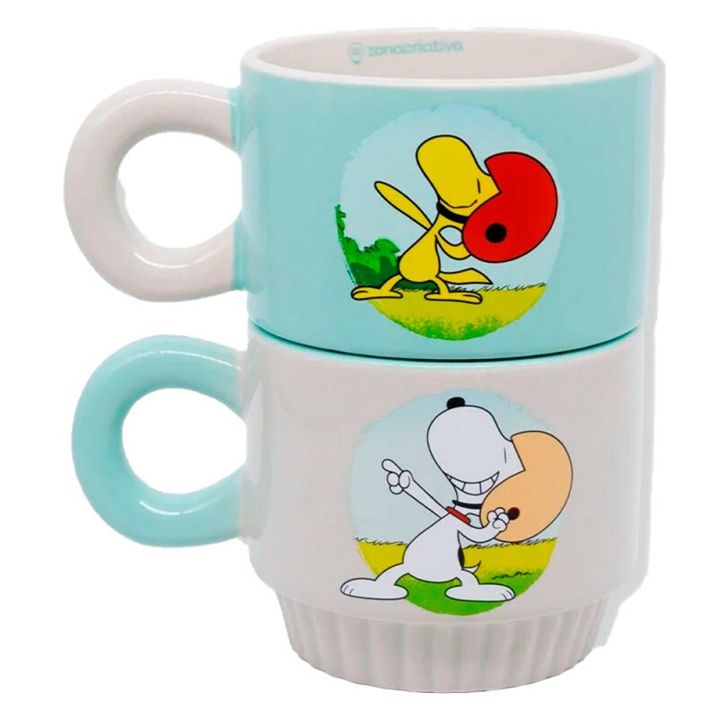 JG CANECA JOY SNOOPY WOODSTOCK C/2 350ML #10026948