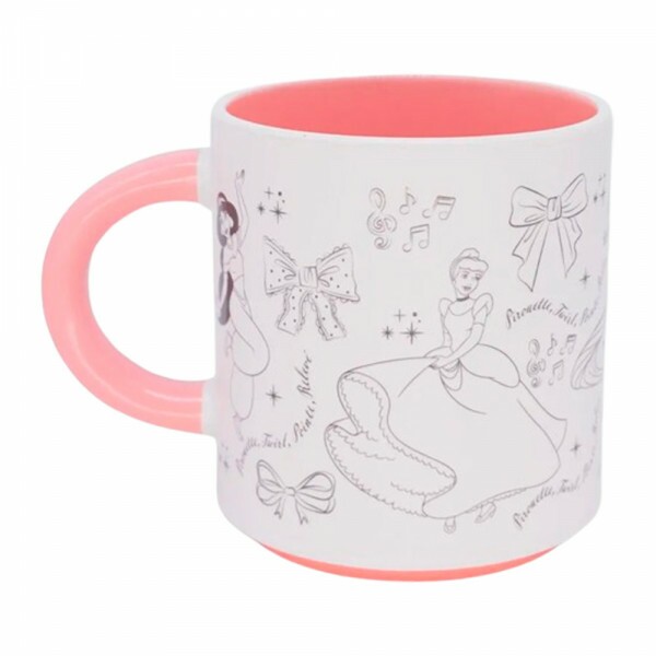 CANECA GRAFITE PRINCESAS 500ML # 10026964